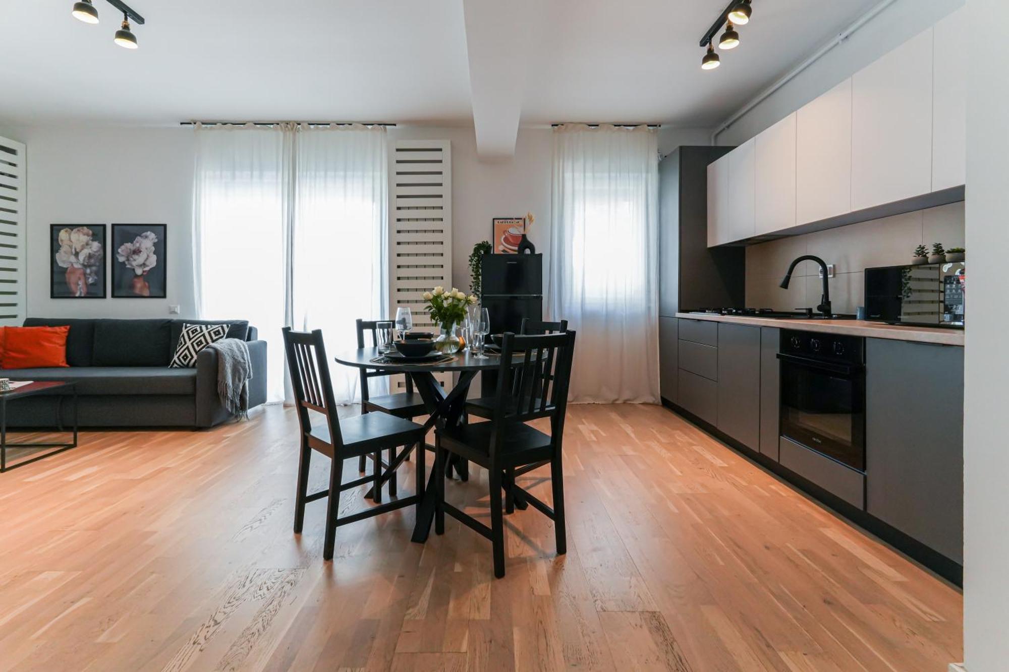 Maria - Modern Apartment With Parking And Workspace Бухарест Екстер'єр фото