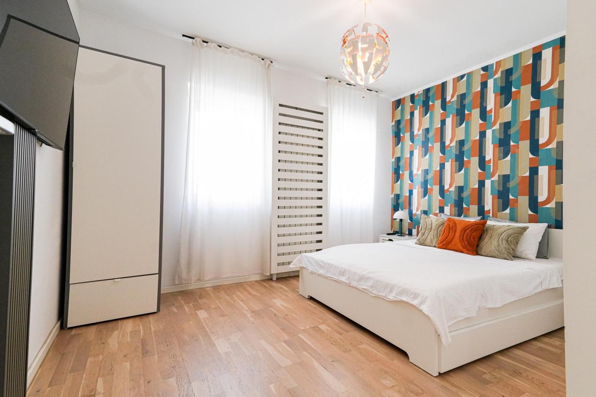 Maria - Modern Apartment With Parking And Workspace Бухарест Екстер'єр фото